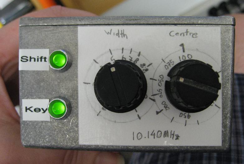 Front-Panel of the 30 Metre QRSS Beacon