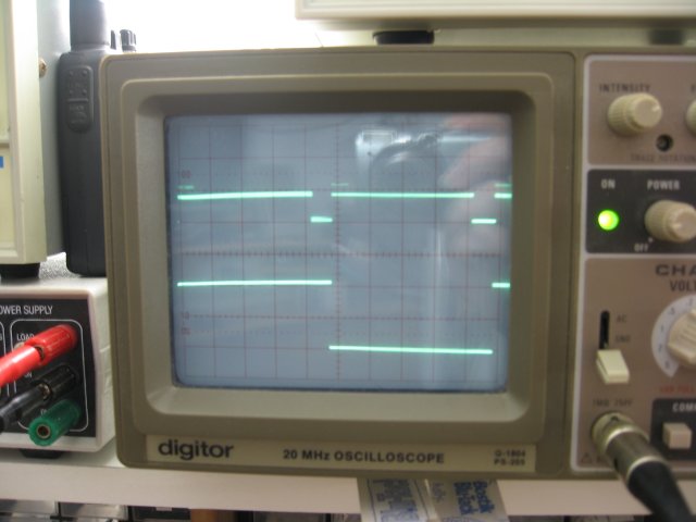 The "0" Channel Drive Waveform (Full-Bright) vrs The 50 Hz Phase Reference From My Signal Generator