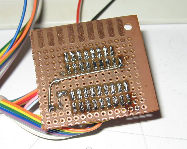 Detail of control PCB.
