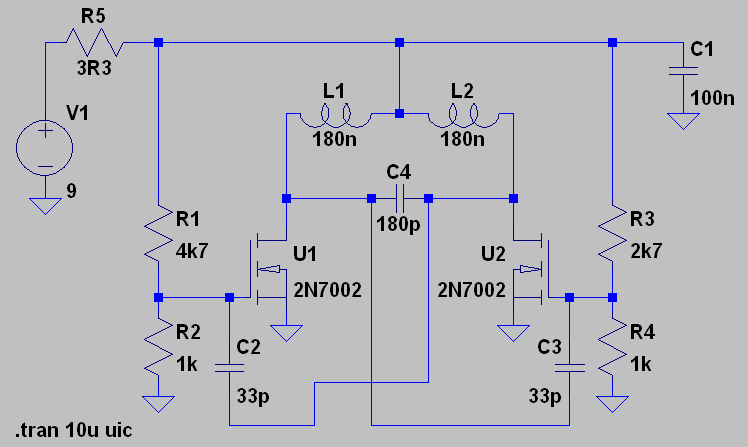 Initial Experimental TX Circuit