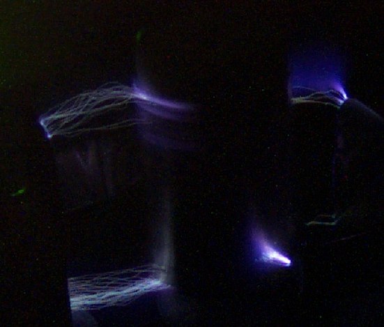 electrostatic motor in the dark