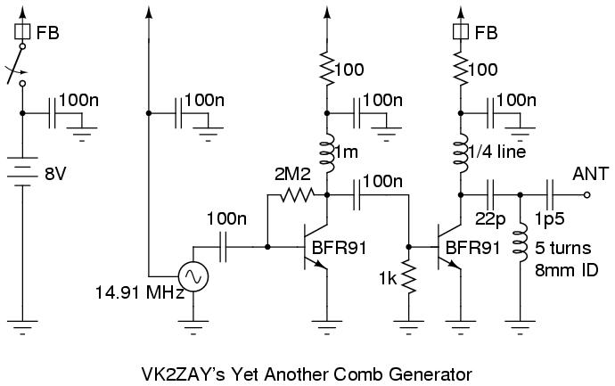 comb generator circuit