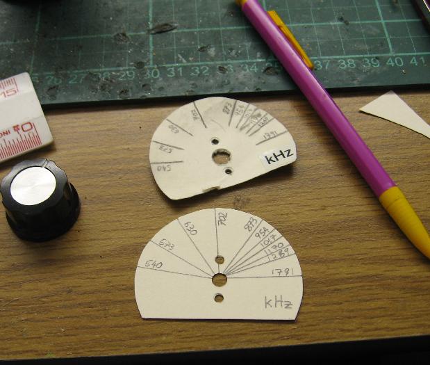 Marking the Dial Label