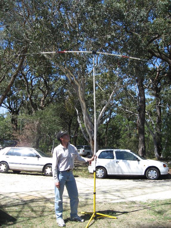 Stephen with his Ozi-pole